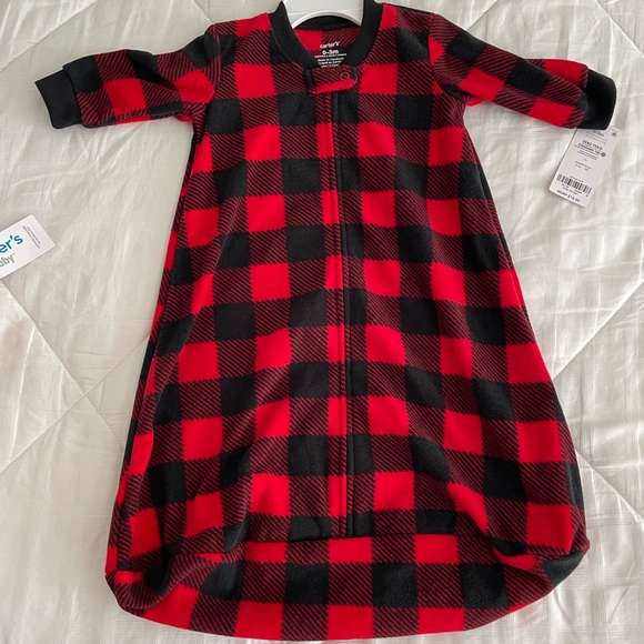 2 NEW 3 mo carters fleece sleep sacks - Picture 2 of 4